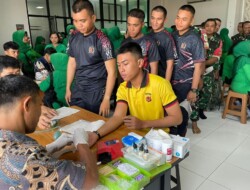 HUT Ke-79 Persit Kartika Chandra Kirana, Polres Purwakarta Bersama Bhayangkari Ikuti Donor Darah